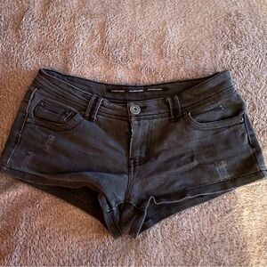 Highway Jeans Dark Gray Jean Shorts